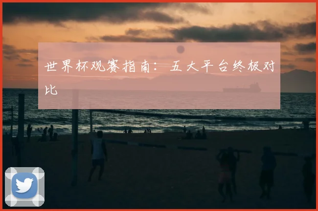 世界杯观赛指南：五大平台终极对比